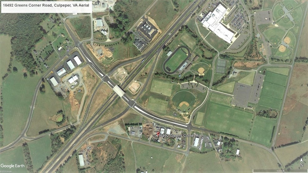 16334 Poor Farm Rd, Culpeper, VA for lease - Aerial - Image 3 of 7