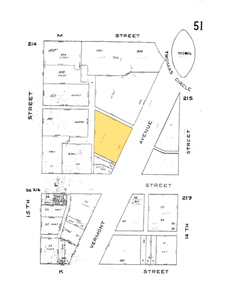 1110 Vermont Ave NW, Washington, DC à louer - Plan cadastral - Image 2 de 12