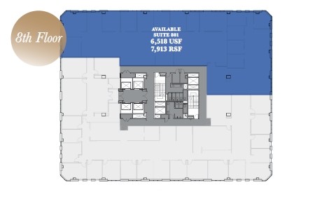 600 N King St, Wilmington, DE à louer Plan d’étage- Image 1 de 1