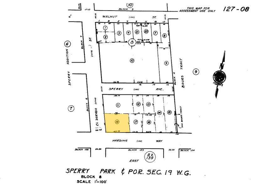 1502 N El Dorado St, Stockton, CA à vendre - Plan cadastral - Image 2 de 2