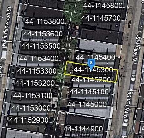 126 N Wilton St, Philadelphia, PA à vendre Plan cadastral- Image 1 de 2