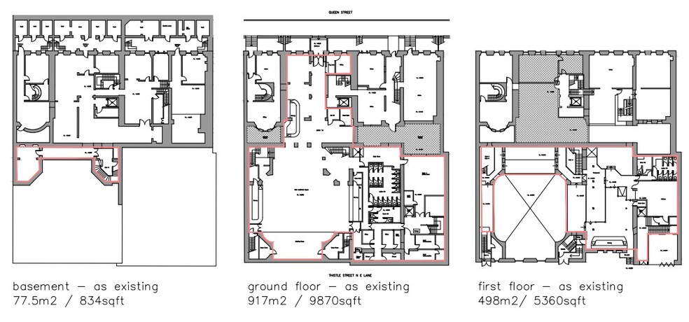 5 Queen St, Edinburgh à louer - Plan d  tage - Image 2 de 2