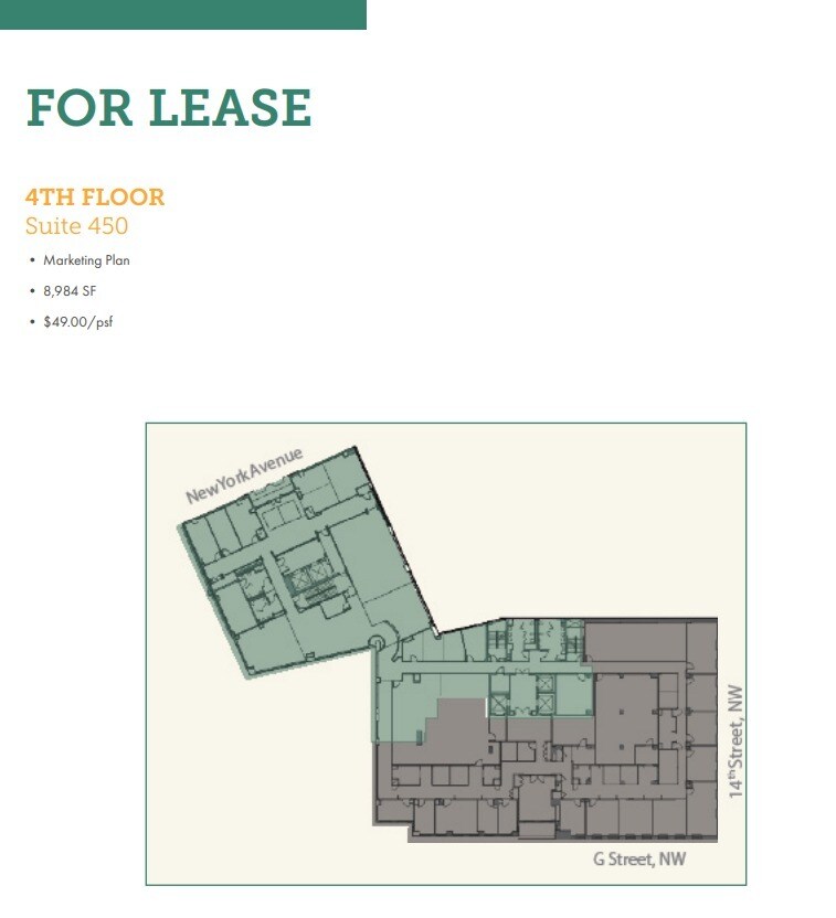 700 14th St NW, Washington, DC for lease Floor Plan- Image 1 of 12