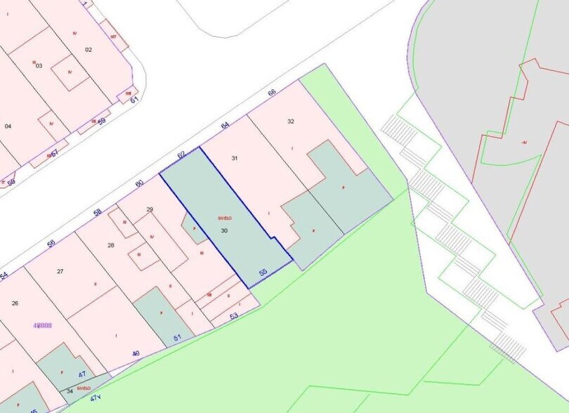 Terrain dans Badalona, Barcelona à vendre - Plan cadastral - Image 2 de 3