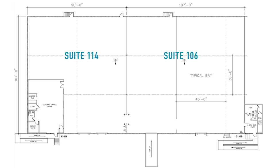 12798 Perimeter Dr, Dallas, TX à louer - Plan d  tage - Image 3 de 9