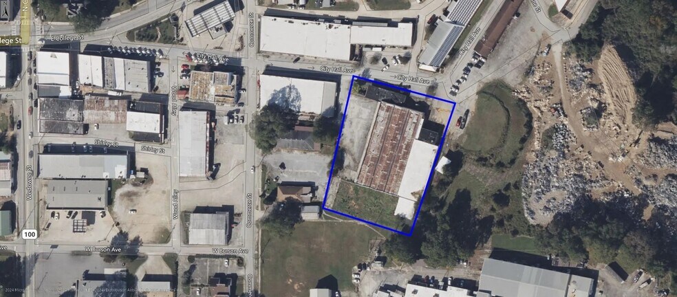 142 City Hall Ave, Bowdon, GA à vendre - Aérien - Image 2 de 3