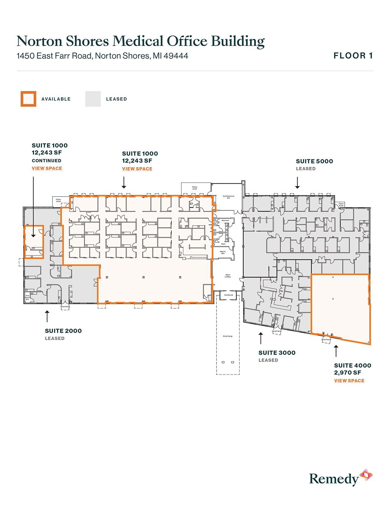 1450 Farr Rd, Norton Shores, MI for lease Floor Plan- Image 1 of 1