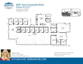 8041 Arco Corporate Dr, Raleigh, NC for lease Floor Plan- Image 1 of 1