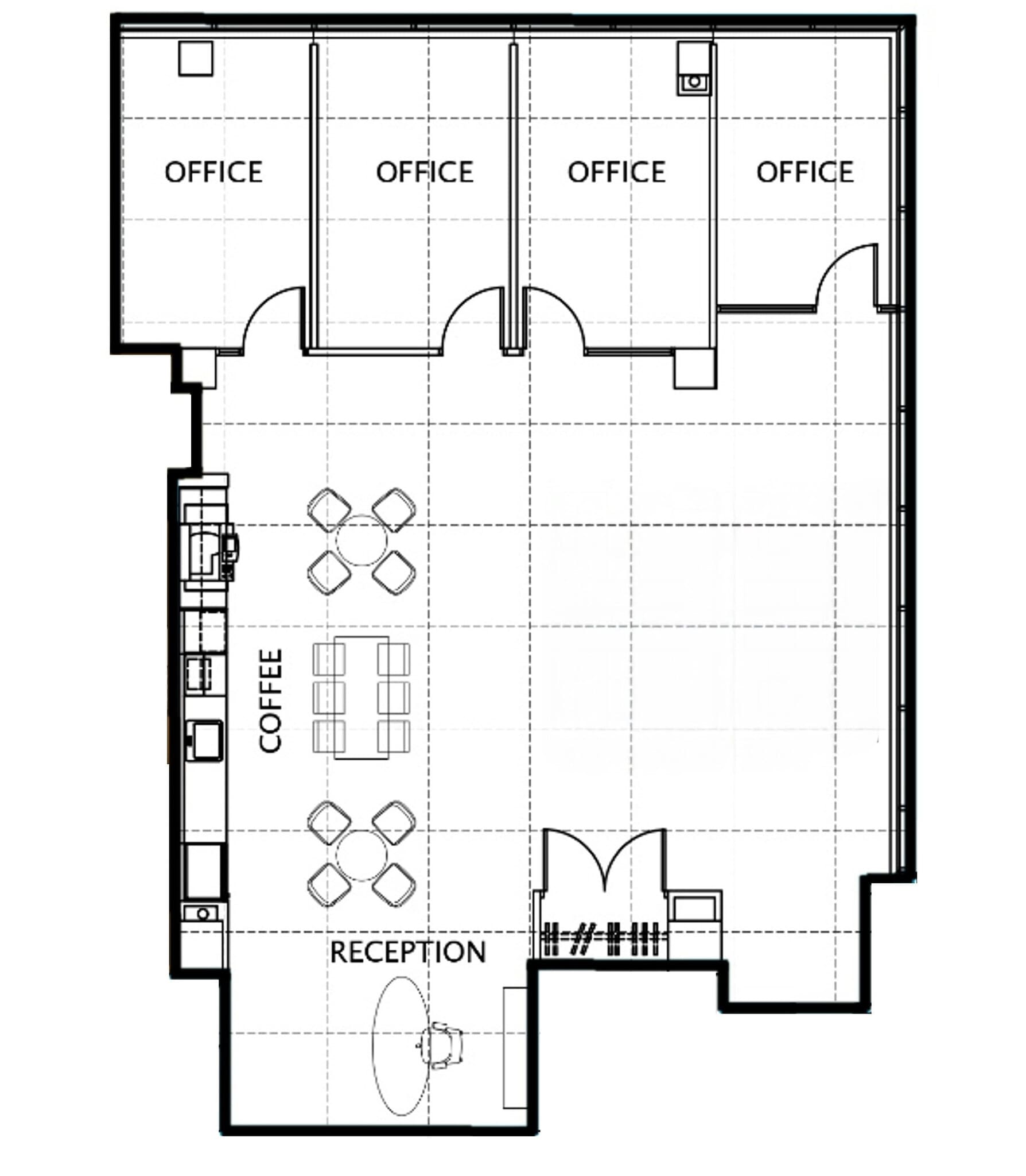 110 9 Av SW, Calgary, AB for lease Floor Plan- Image 1 of 1