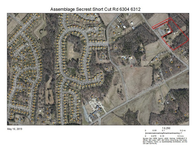 6304-6312 Secrest Short Cut Rd, Indian Trail, NC à vendre - Aérien - Image 1 de 1
