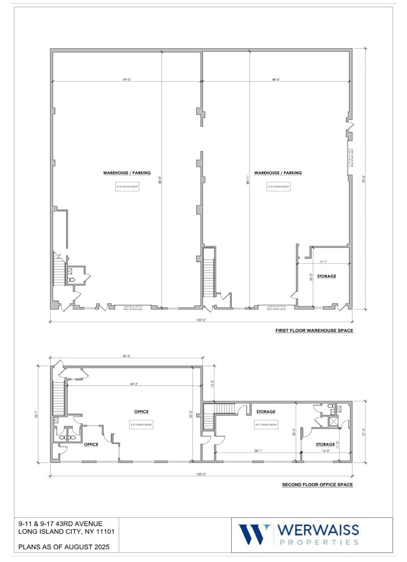 9-11-9-17 43rd Ave, Long Island, Long Island City, NY for lease Floor Plan- Image 1 of 1