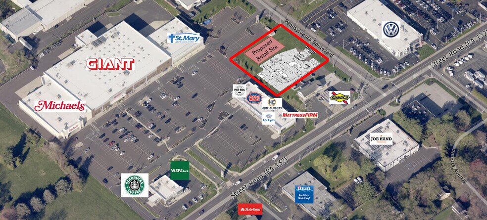 955 Pennsylvania Blvd, Feasterville Trevose, PA à louer - Photo du bâtiment - Image 3 de 4