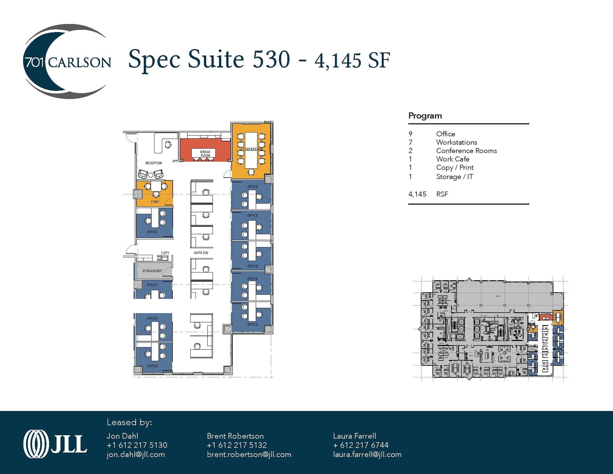 701 Carlson Pky, Minnetonka, MN for lease Floor Plan- Image 1 of 1