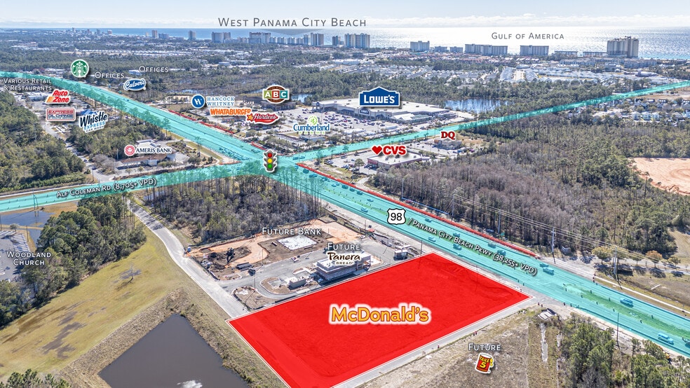 US-98 & N Alf Coleman Rd, Panama City Beach, FL for sale - Primary Photo - Image 1 of 4