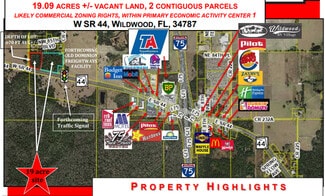 Plus de détails pour W State Road 44 Hwy, Wildwood, FL - Terrain à vendre