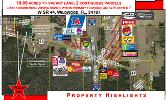 Plus de détails pour W State Road 44 Hwy, Wildwood, FL - Terrain à vendre