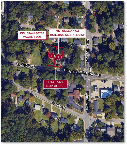 8608 Chapel Hill Rd, Cary, NC for sale - Aerial - Image 2 of 6