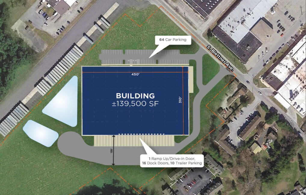 100 S Blettner Ave, Hanover, PA for lease Building Photo- Image 1 of 2