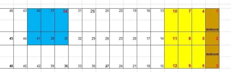 Bureau dans Saint-Priest à louer - Plan d’étage - Image 2 de 2
