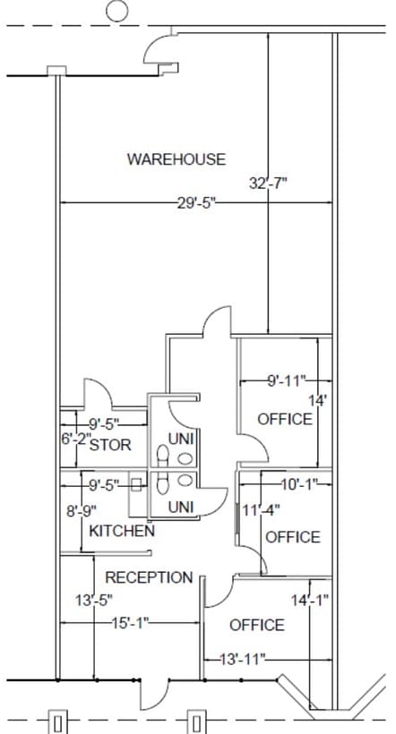 1335 Capital Circle, Marietta, GA for lease Floor Plan- Image 1 of 1