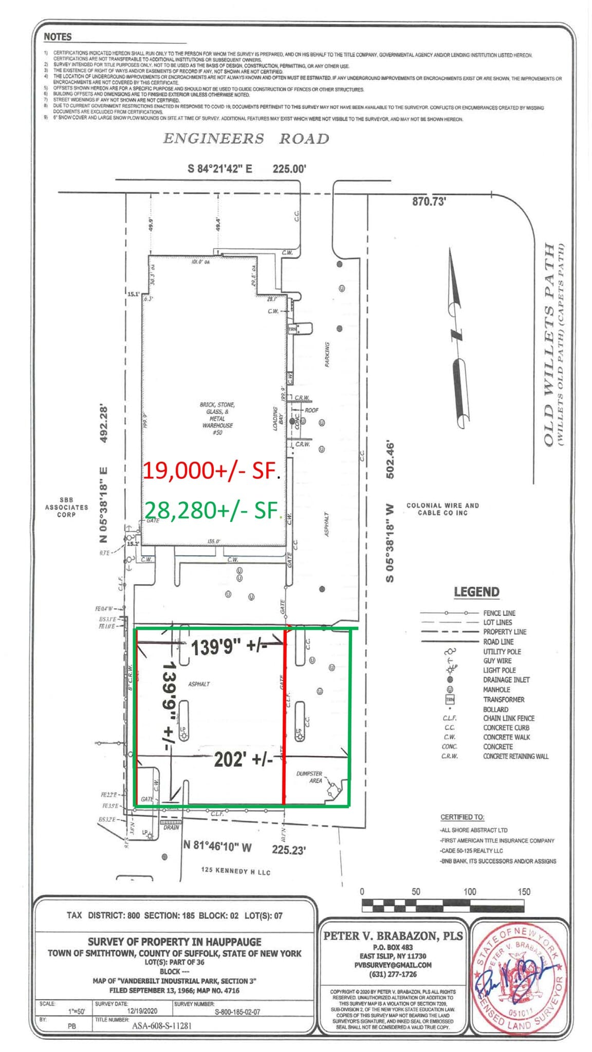 50 Engineers Road, Hauppauge, NY for lease Site Plan- Image 1 of 2