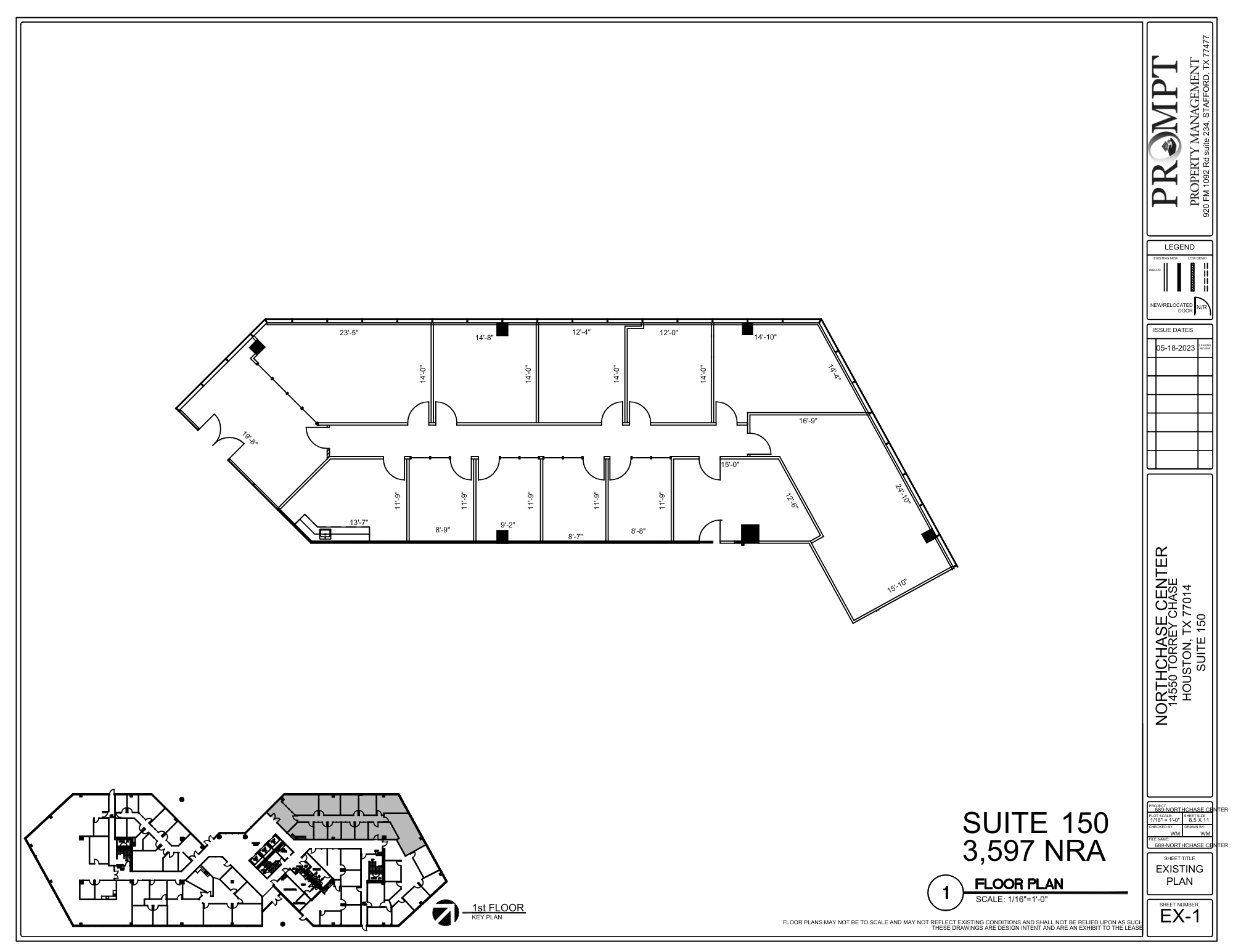 14550 Torrey Chase Blvd, Houston, TX for lease Floor Plan- Image 1 of 2
