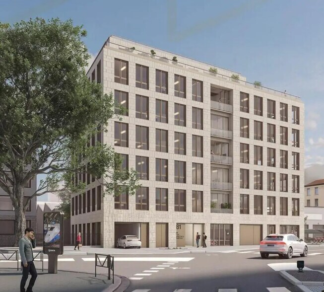 Bureau dans Villeurbanne à louer - Photo du bâtiment - Image 2 de 8