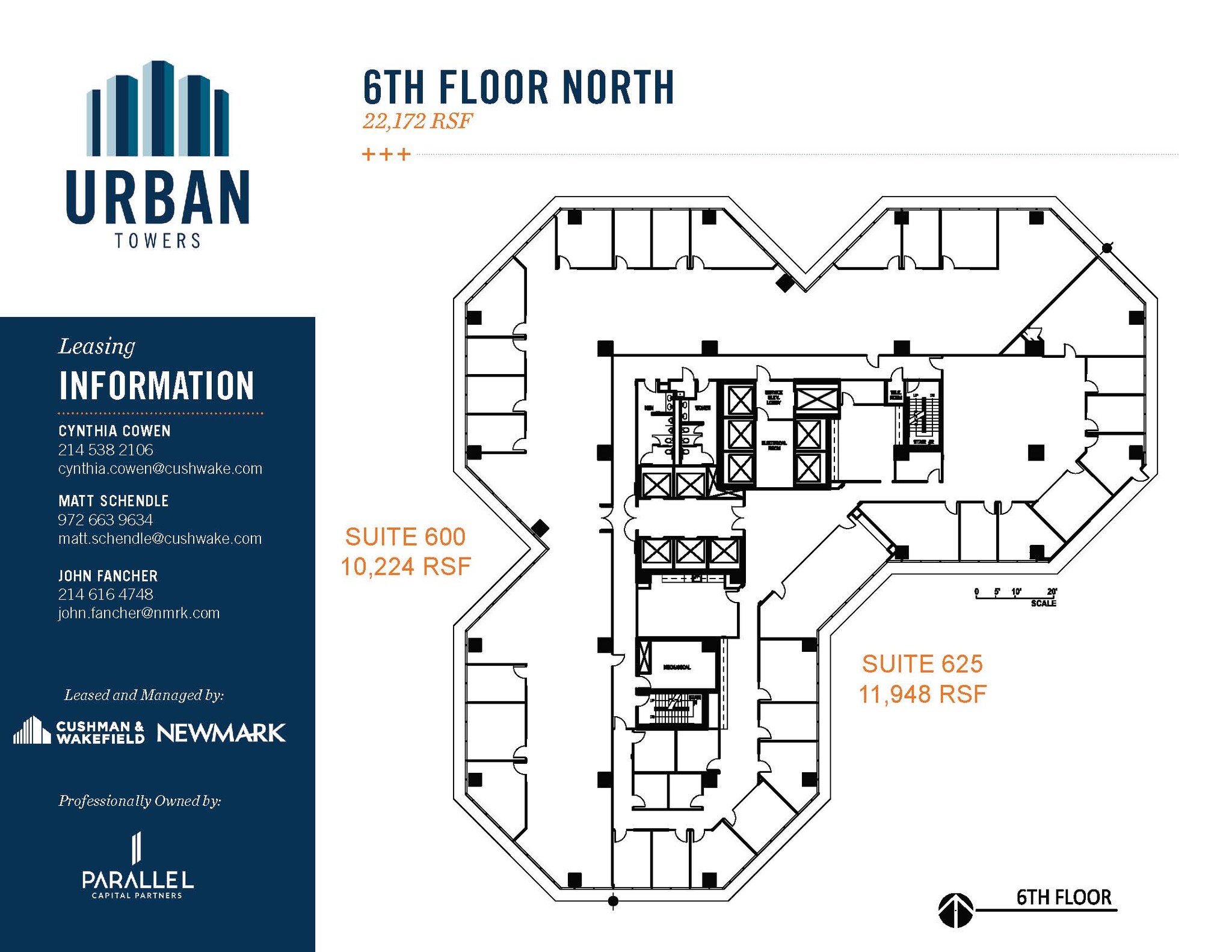 222 W Las Colinas Blvd, Irving, TX à louer Plan d’étage- Image 1 de 1