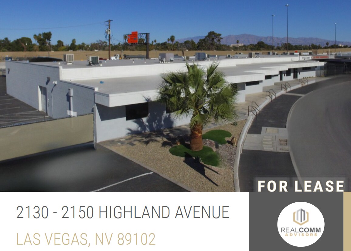 2130-2150 Highland Ave, Las Vegas, NV for lease Building Photo- Image 1 of 5