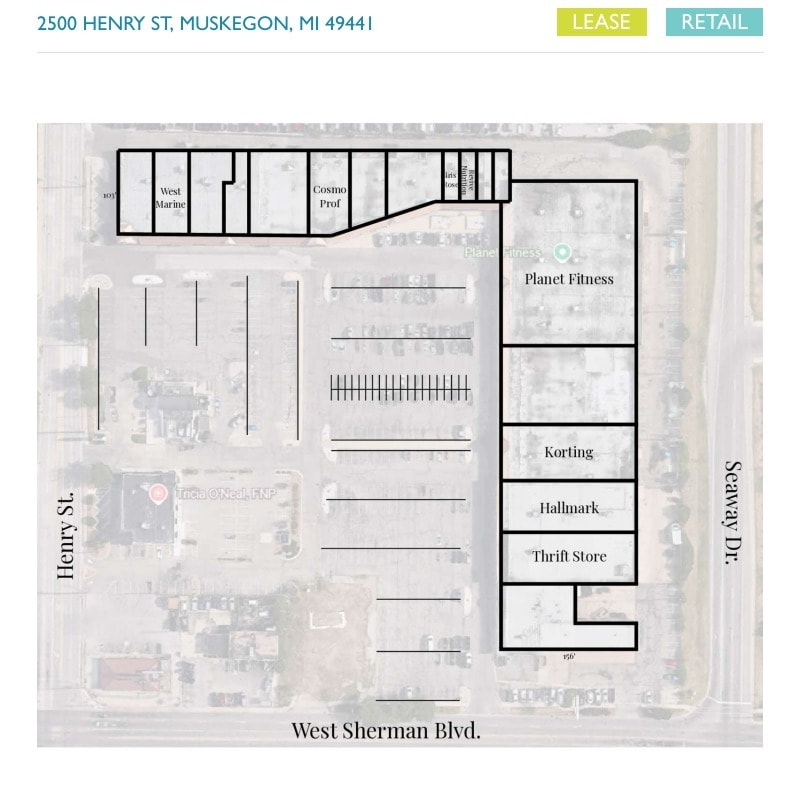 2492-2584 Henry St, Muskegon, MI for lease Floor Plan- Image 1 of 1