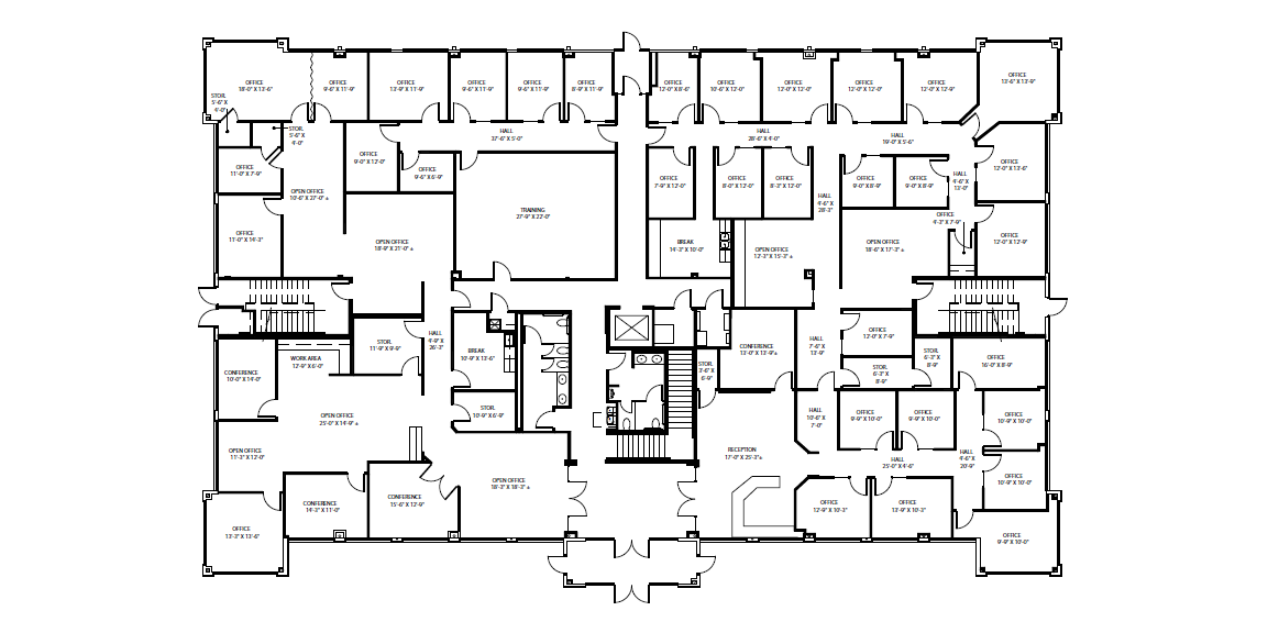 2813 S Hulen St, Fort Worth, TX à louer Plan d  tage- Image 1 de 1