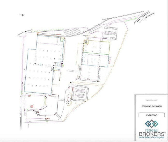Industrial in Avignon for lease - Site Plan - Image 2 of 2