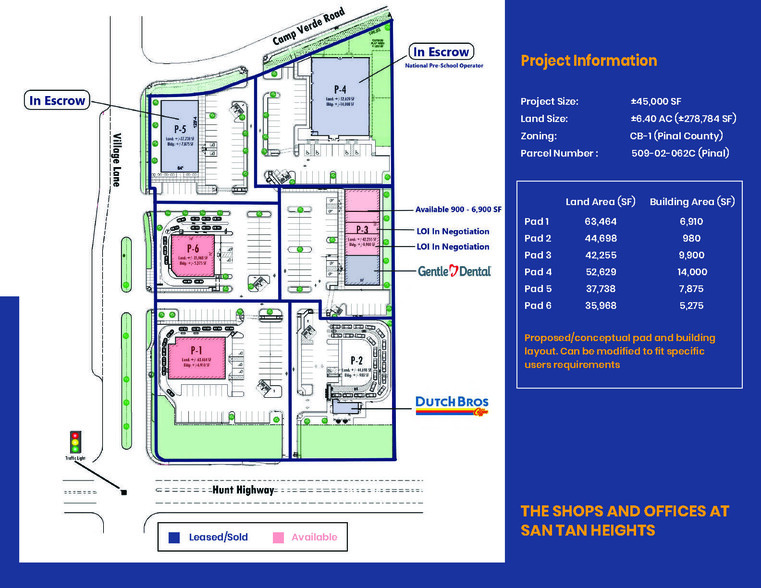 2515 W Hunt Hwy, Queen Creek, AZ for sale - Site Plan - Image 2 of 3