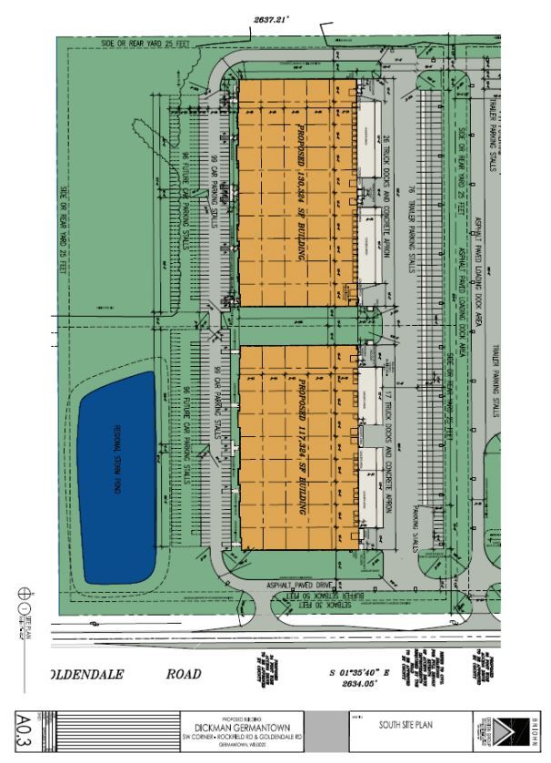 W204 N13035 Goldendale Rd, Germantown, WI for lease Site Plan- Image 1 of 2