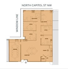 20 F St NW, Washington, DC à louer Plan d’étage- Image 1 de 1