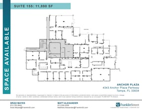 4343 Anchor Plaza Pky, Tampa, FL à louer Plan d’étage- Image 1 de 1