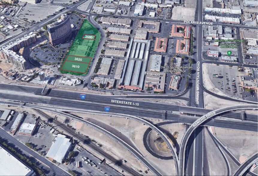 3610-3620 S Highland Dr, Las Vegas, NV à vendre - Photo du bâtiment - Image 3 de 6