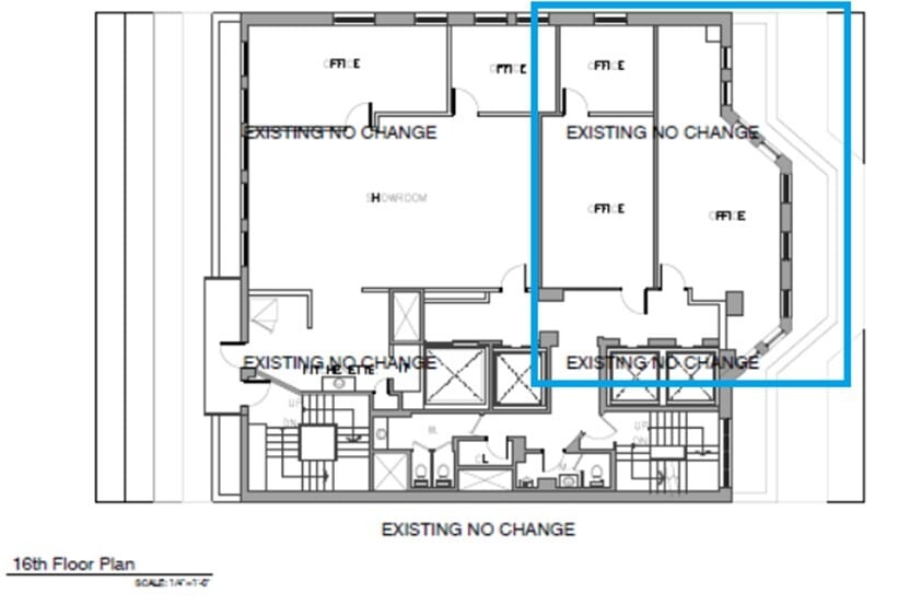 226 W 37th St, New York, NY à louer Plan d’étage- Image 1 de 3