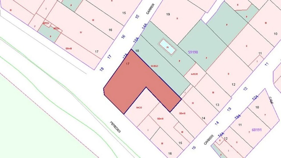 Carrer Major, 17A, Piera, Barcelona à vendre - Plan de site - Image 3 de 3