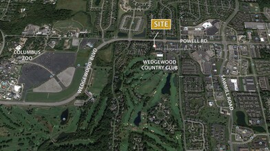 9482 Wedgewood Blvd, Powell, OH - Aerial  map view