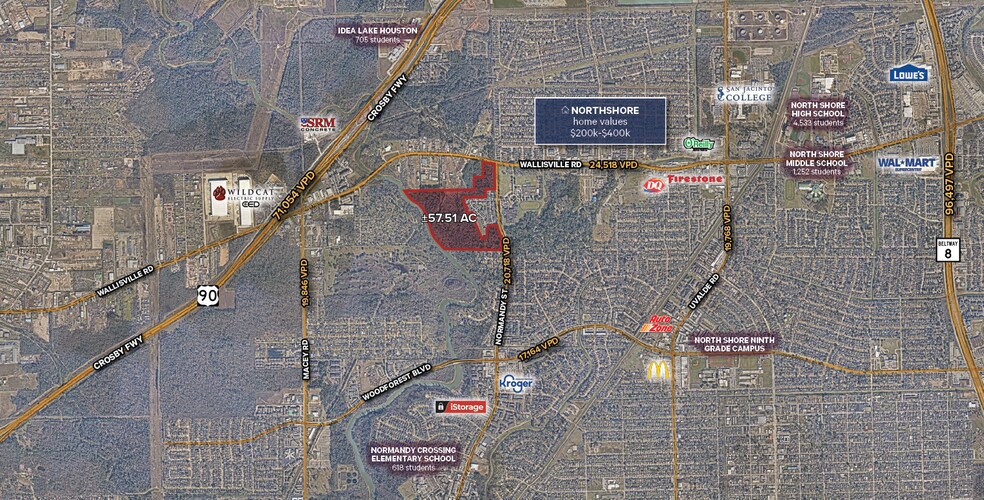 Wallisville & Normandy St, Houston, TX à vendre - Photo du bâtiment - Image 2 de 3