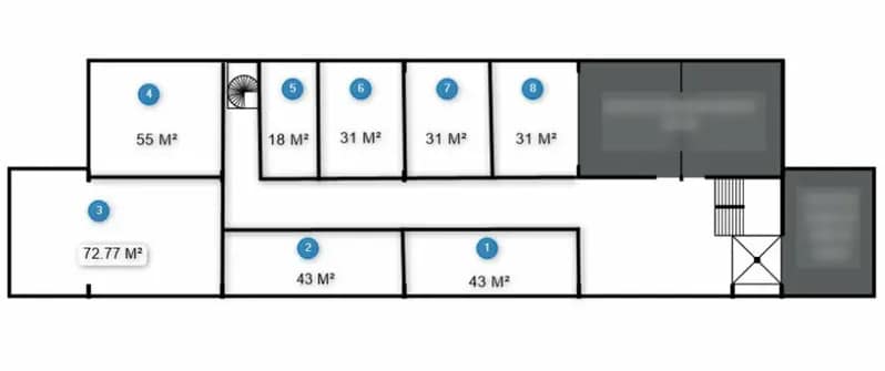 Industrial in Le Thillay for lease Floor Plan- Image 1 of 3