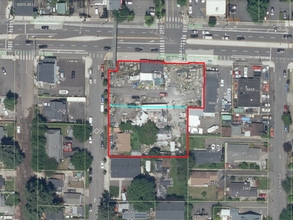 8560 SE Division St, Portland, OR - AERIAL  map view