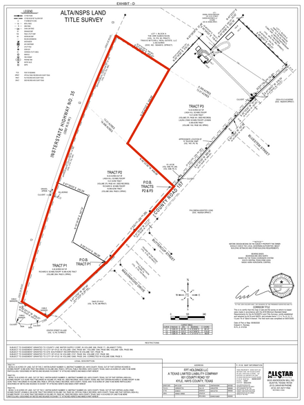 IH-35 & Philomena Dr, Kyle, TX à vendre - Plan cadastral - Image 3 de 3