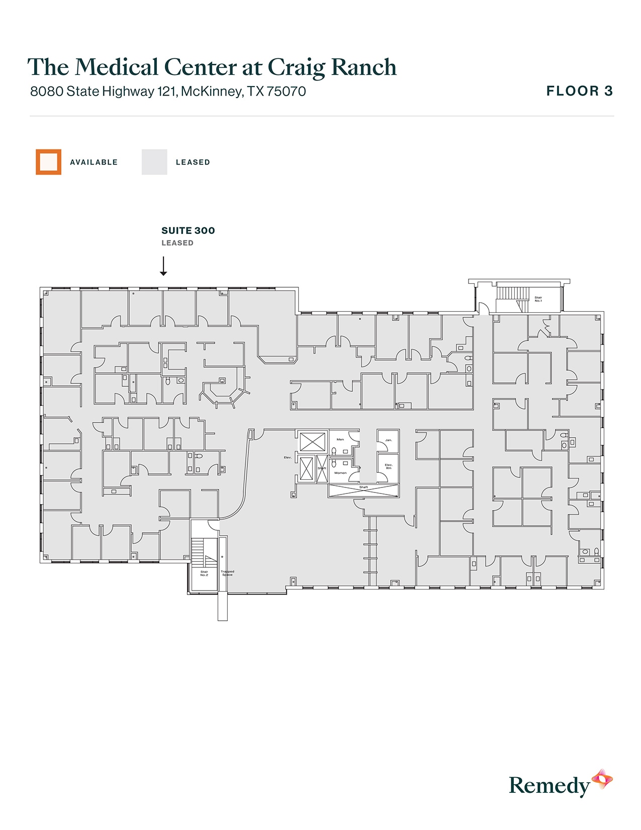 8080 State Highway 121, McKinney, TX à louer Plan d’étage- Image 1 de 1
