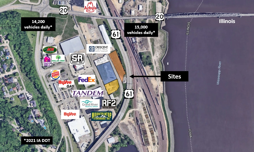 255 S Main St, Dubuque, IA for lease Aerial- Image 1 of 5
