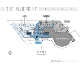 3400 W Riverside Dr, Burbank, CA à louer Plan d’étage- Image 1 de 1