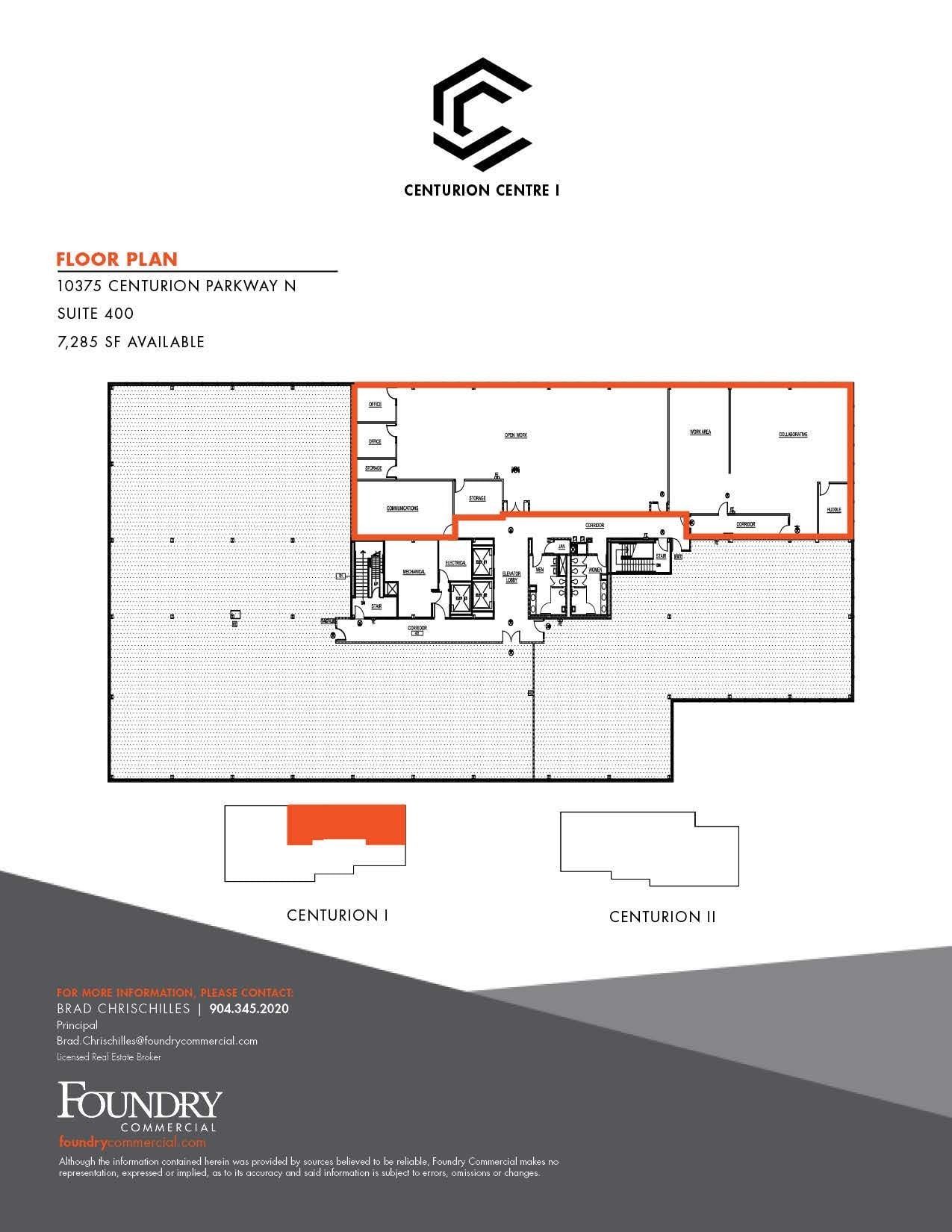 10375 Centurion Pky N, Jacksonville, FL for lease Floor Plan- Image 1 of 1
