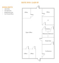 3900-4096 Sandshell Dr, Fort Worth, TX à louer Plan d’étage- Image 1 de 1