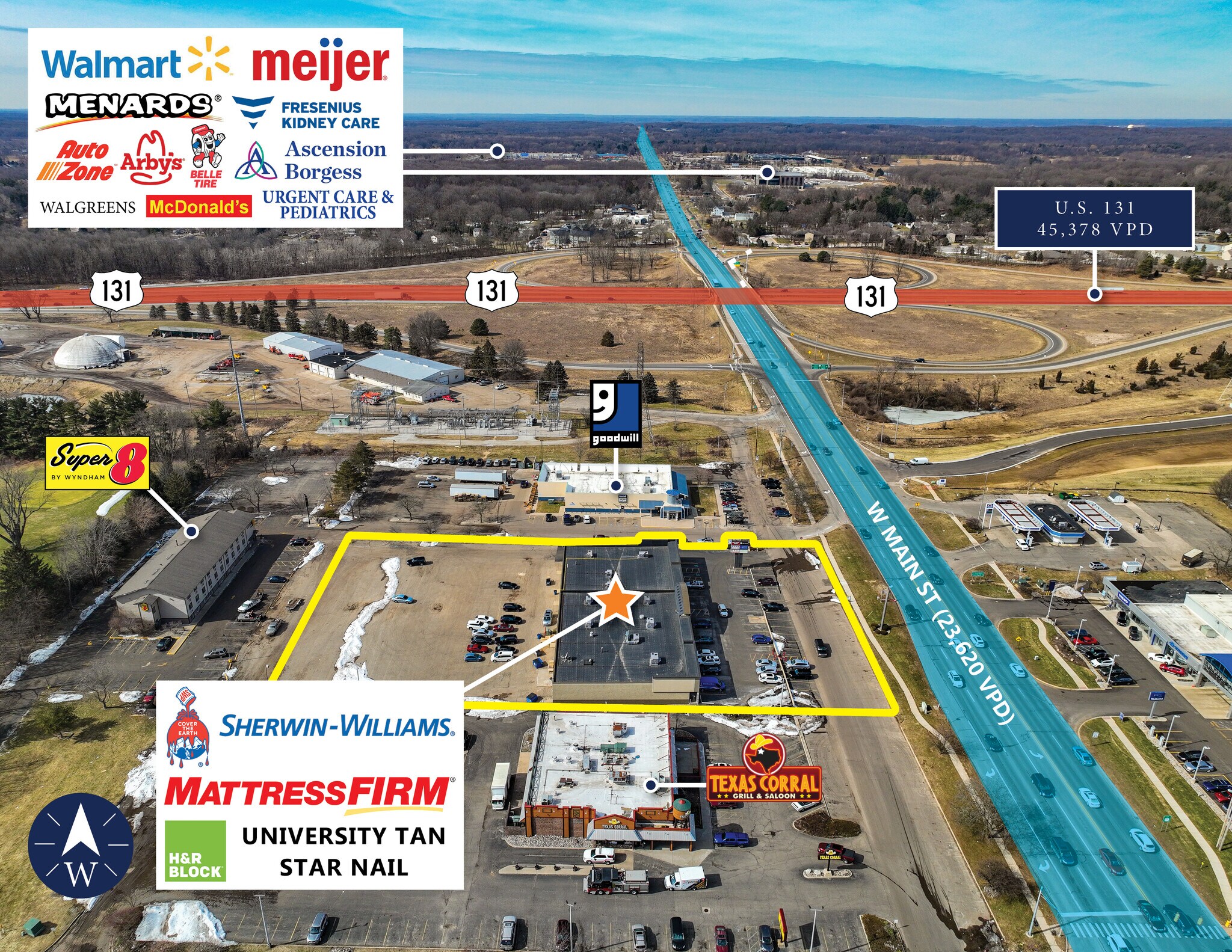 5601 W Main St, Kalamazoo, MI à louer Photo du bâtiment- Image 1 de 5